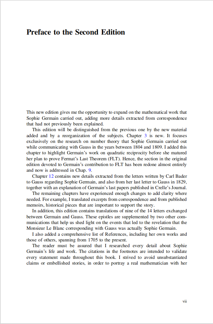 [Springer Biographies] Sophie Germain