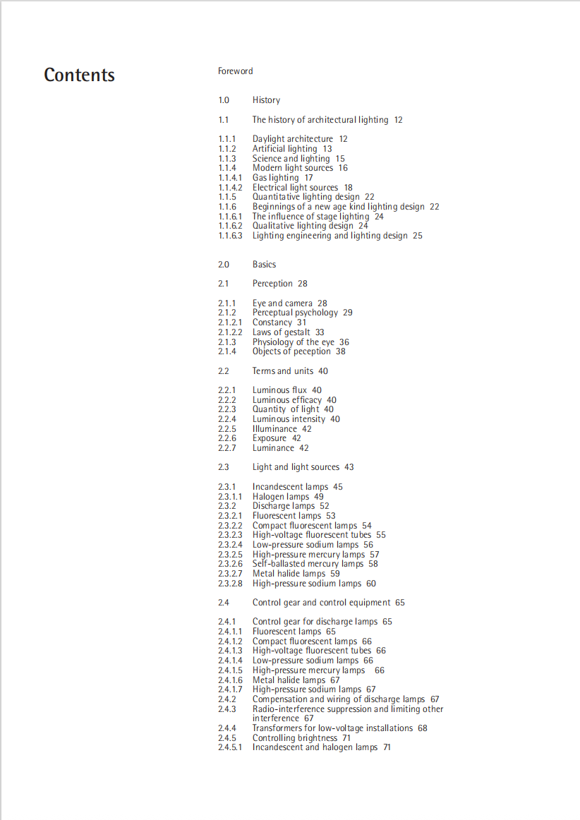 Handbook of Lighting Design