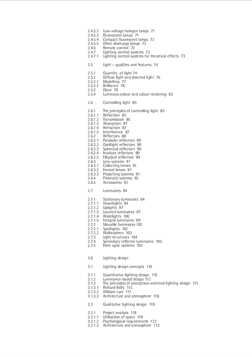 Handbook of Lighting Design
