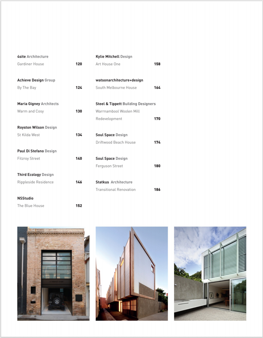 Houses for Small Spaces