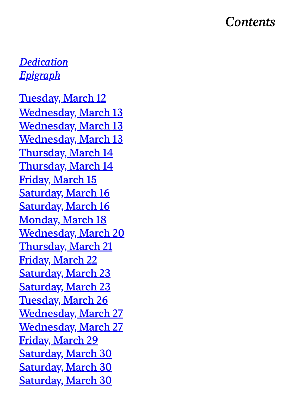 My Heart and Other Black Holes