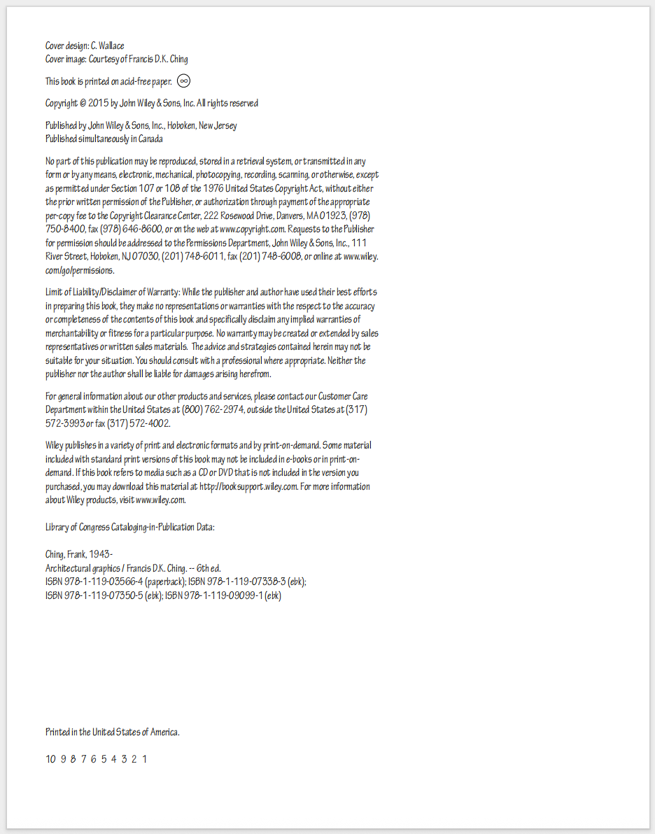 Architectural Graphics