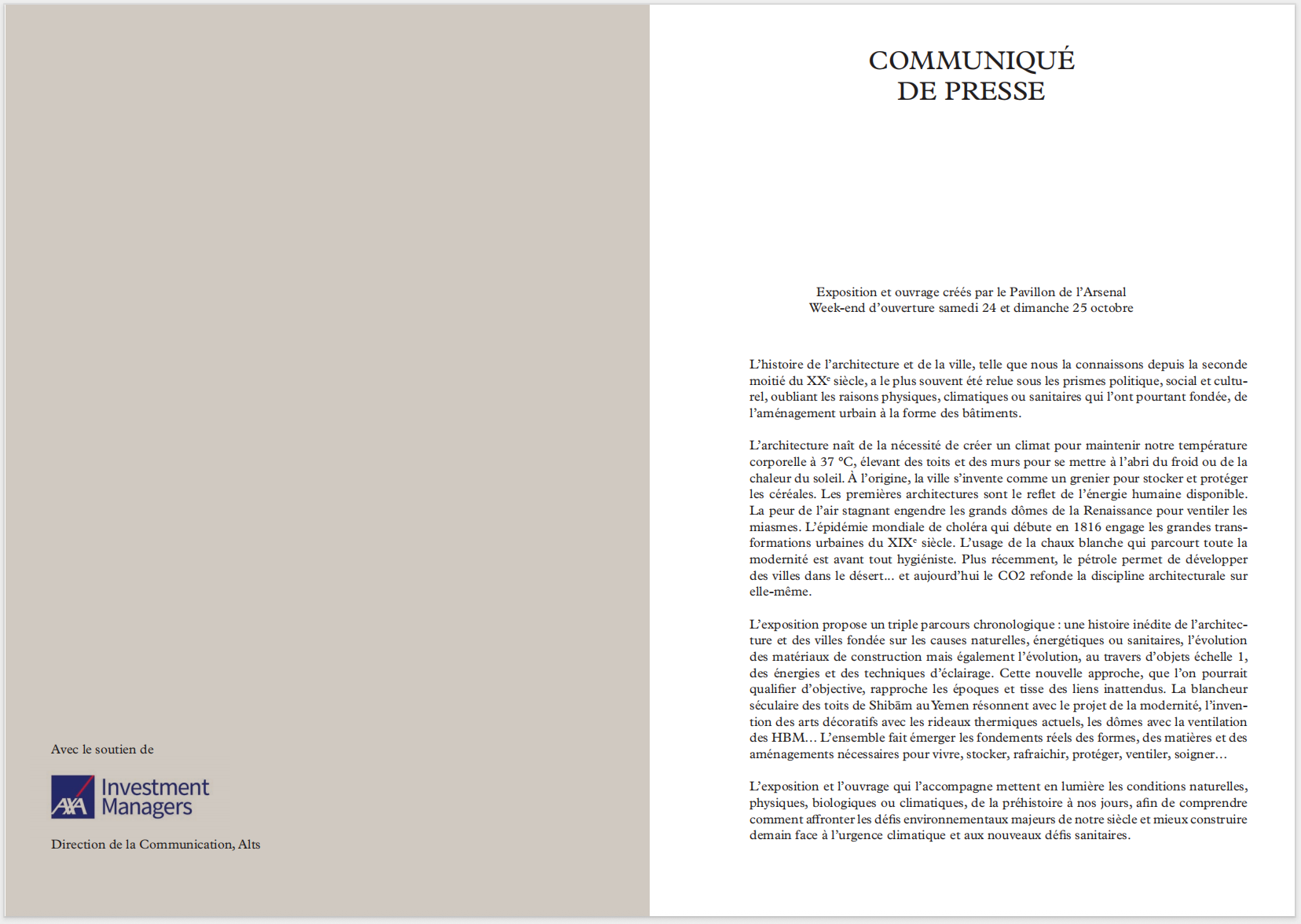 Revue de presse - Histoire naturelle de larchitecture  comment le climat, les épidémies et lénergie ont façonné la ville et…