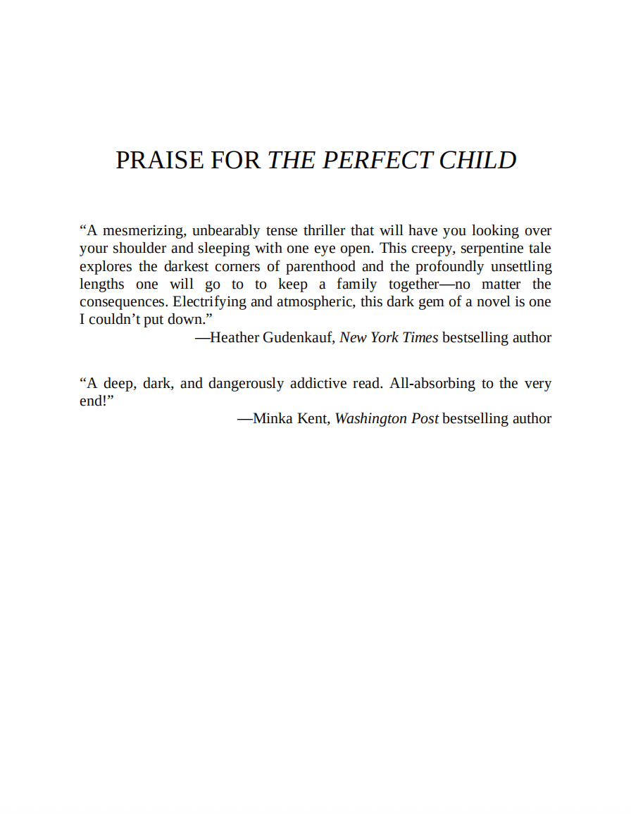 The Perfect Child