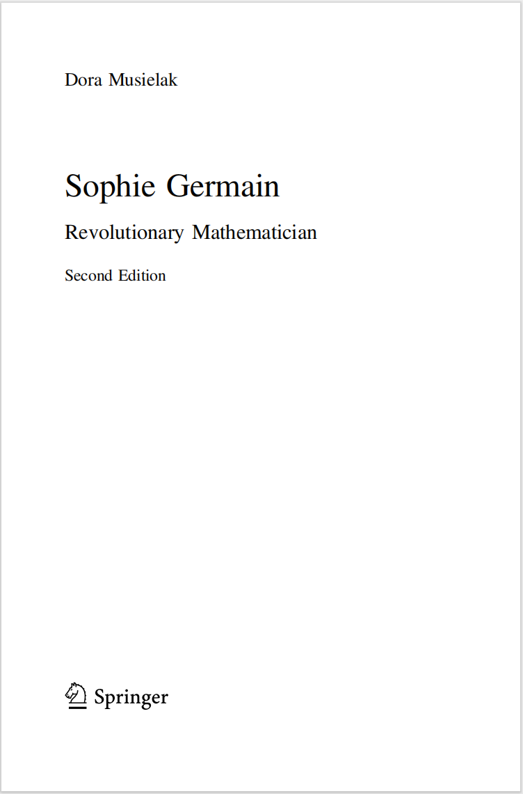 [Springer Biographies] Sophie Germain