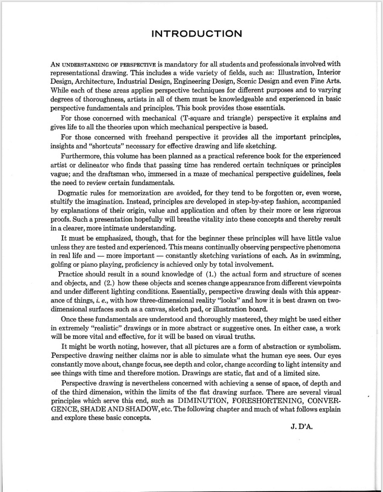 Perspective Drawing Handbook